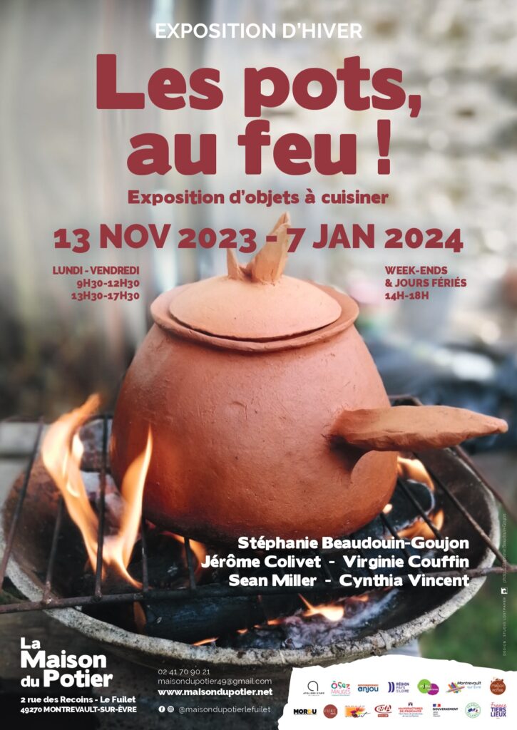 affiche exposition "les pots au feu" au Fuilet